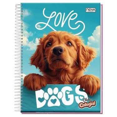 Imagem de Caderno Universitário Capa Dura Espiral 20 Matérias 320 Folhas Clube Colegial Sortido - Nova Cadernos