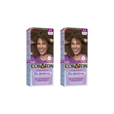 Imagem de Coloraçao Cor&Ton Sem Amonia 6.0 Louro Escuro-Kit C/2Un