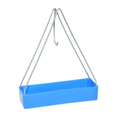 Imagem de Ioensy Suporte de bobina pendurado incenso queimador de queimador ao ar livre incenso portátil caixa de incenso de bobina em espiral queimador para pátio de, Azul