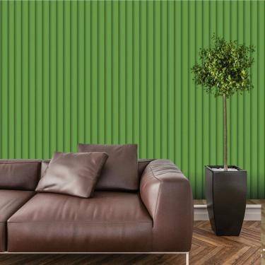 Imagem de Papel De Parede Adesivo Ripado Madeira Lavável Cozinha  3 metros