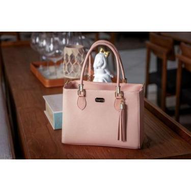 Imagem de Bolsas Femininas Media de Mão e Transversal - Duart's, Rosa