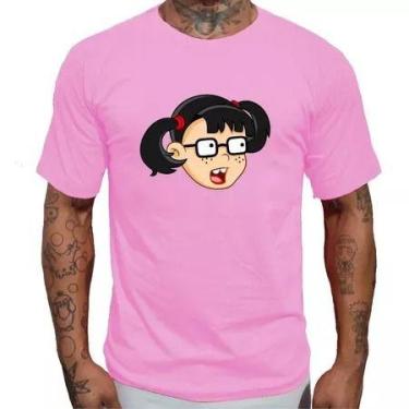 Imagem de Camiseta chaves personagens chiquinha - loja dinka, P, ROSA