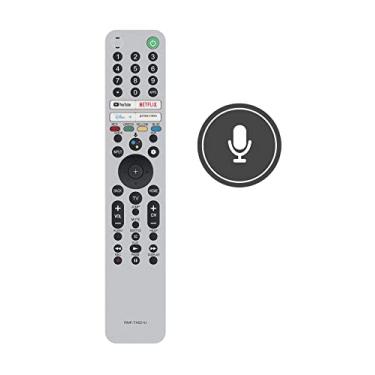 Imagem de ALLIMITY Controle remoto de substituição por voz RMF-TX621U compatível com Sony 4K OLED LCD HDTV KD55X80J KD55X85J KD65X79J KD65X80CJ KD65X80J KD65X85J KD75X79J KD75X80CJ KD75X80J KD75X81J KD75X81J