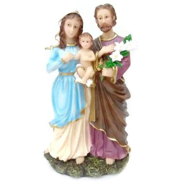 Imagem de Imagem Sagrada Família Resina 20 Cm
