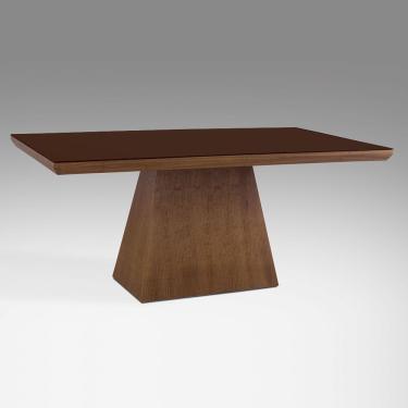 Imagem de Mesa de Jantar Pirâmide 180cm X 100cm Laca Tabaco
