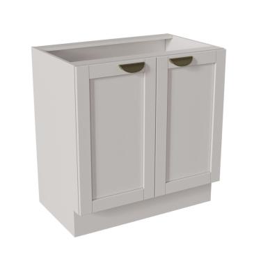 Imagem de Balcão 2 Portas 80cm Sem Tampo Arizona Cabecasa Madeiramadeira Branco