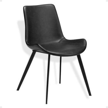 Imagem de Cadeira Basic Preto para Sala de Jantar, Escritório ou Consultório Whi