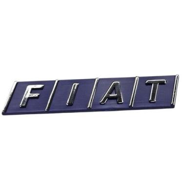 Imagem de Emblema Fiat Fundo Azul Porta-Malas (azul) 12X2,5CM 6005260 - 1115 - 1