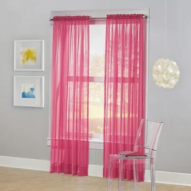 Imagem de No. 918 Calypso painel de cortina de bolso para varão de voile, 150 x 213 cm, rosa