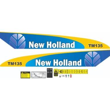 Imagem de Kit Adesivos - New Holland Tm135 Para Máquinas Pesadas - Spts