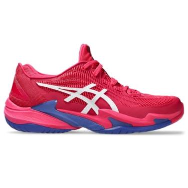 Imagem de ASICS Tênis feminino Court FlyteFoam 3, Rosa brilhante/branco, 39