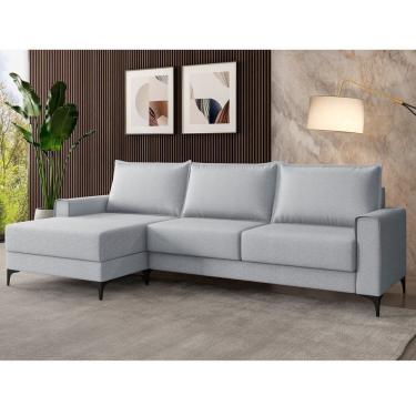 Imagem de Sofá 3 Lugares Lado Esquerdo Coleção Premium Cinza