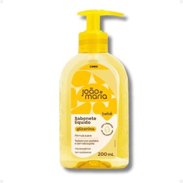 Imagem de Sabonete Liquído João E Maria Cimed Bebê Glicerina 200ml