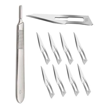 Imagem de Kit Podologia 10 Ferramentas de corte de precisão Artesanal N11 com Cabo N3