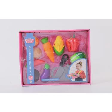 Imagem de Conjunto Comidinha - Legumes Crec Crec - Mini Little Girls Pop fun terraco