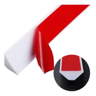 Imagem de Fita de retenção de barragem de água de silicone flexível de corte autoadesivo de 2 metros Faixa de limite de chuveiro Fita de separação antivazamento úmida e seca Proteção contra respingos para