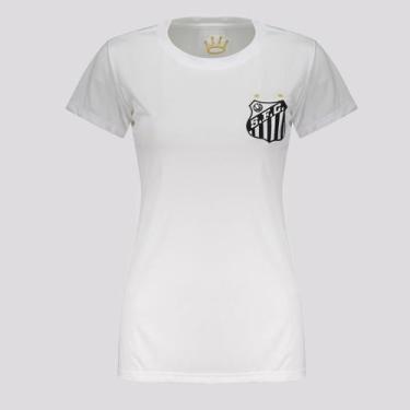 Imagem de Camisa Santos Logo Feminina Branca - Surf Center, M