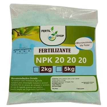 Imagem de Adubo Fertilizante Npk 20 20 20 Micros 3kg - FertilShop