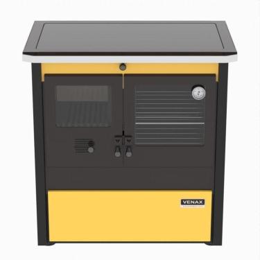 Imagem de Fogao a Lenha N 1 Le Corbusier Dupla Combustao Amarelo