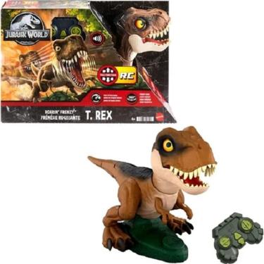 Imagem de Jurassic World T.Rex 40 Cm Fúria Rugidora Controle Remoto – C/ Som , Modo ataque rápido...