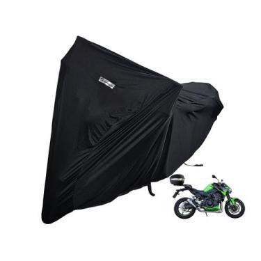 Imagem de Capa Moto Lycra Tecido Kawazaki Z900 com Baú - Kahawai Capas