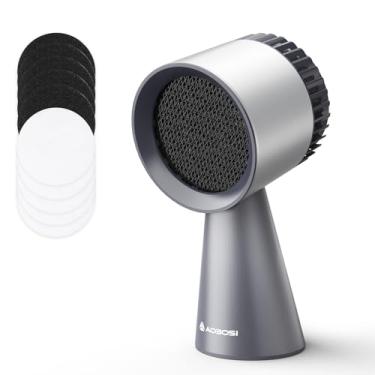 Imagem de AAOBOSI Exaustor Portátil, Exaustor De Mesa Com Purificação De Ar Eficaz, Exaustor De Cozinha De 3 Velocidades, Baixo Ruído, Coletor De Óleo, 10 Filtros De Ar E Óleo, Exaustor De Cozinha Portátil P