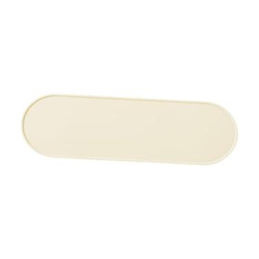 Imagem de Bothyi Jogo americano de silicone para cozinha, tapete para secar pratos, protetor à prova d'água para mesa de jantar, tapete para mesa para bar, Bege