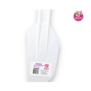 Imagem de Espatula Para Cobertura Pao Duro Branca Mago - Mago Indústria