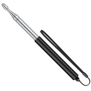 Imagem de Uniclife Caneta Stylus telescópica para telas sensíveis ao toque, ponteiro telescópico para professores com caneta e cordão, bastão retrátil para sala de aula, ponteiro de quadro branco extensível
