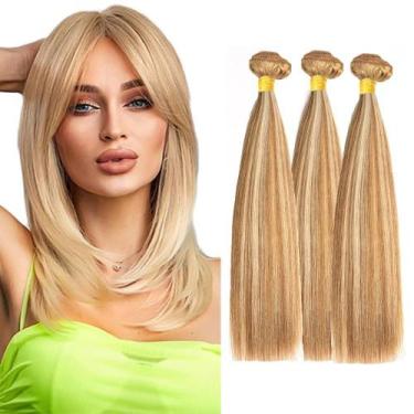 Imagem de Pacotes de cabelo Poirewa P27/613 Highlight Honey Blonde 30-34 polegad