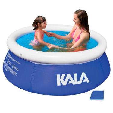 Imagem de Piscina Inflável Kala Azul 1.000 Litros C/ Kit Reparo