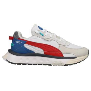 Imagem de PUMA Wild Rider Layers Mens Shoes Size 12, Color: White/Urban Red
