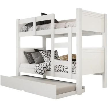 Imagem de Treliche Madri para Colchão 88cm Conquista Cor Branco