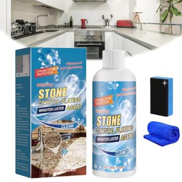 Imagem de Removedor de manchas de pedra Mdcozyfun, limpador de bancada de granito, agente de revestimento de cristal de pedra, limpador de pedra multifuncional e polis para mármore, granito, quartzo e muito mai