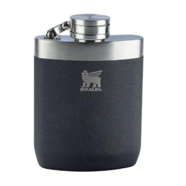 Imagem de Stanley - Cantil, Abertura Larga para Fácil Enchimento para Destilados, Aço Inoxidável, 236 ml, Foundry Black