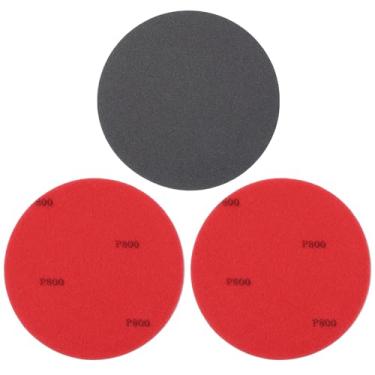 Imagem de YELARXI Almofadas de lixa de bola de boliche, discos de esponja de lixamento de gancho e laço - adequado para (polidor de bola de boliche - lixadeira orbital - ressurgimento) Gramatura 2000 e 12 cm e