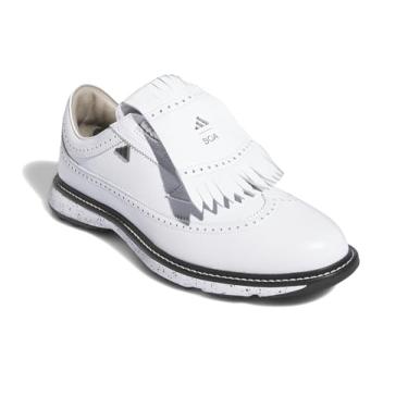 Imagem de adidas Sapatos de Golfe Mc87 Boa para Homem, Calçado Branco/Ferro Metálico/Core Black, 11