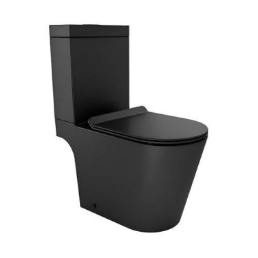 Imagem de Bacia com Caixa Acoplada Liss Ônix Kit Completo Docol - DOCOL LOUCAS