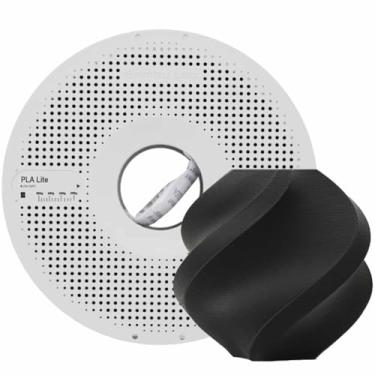 Imagem de Filamento Bambu Lab para Impressora 3D PLA LITE - Black - Com carretel reutilizável - 1,75mm - 1kg