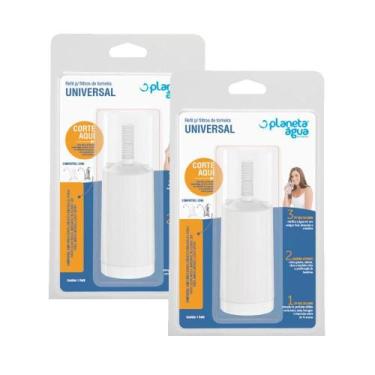 Imagem de Kit 2 Unidades Refil Filtro Torneira Universal Planeta Água - Planeta 