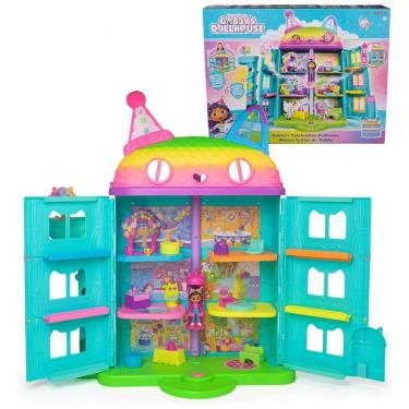 Imagem de Casa de Bonecas Gabbys Dollhouse, Playset de Varanda Cakeys Fruit Smoothie, 8 peças com Figuras de Brinquedo, Acessórios de Casa de Bonecas