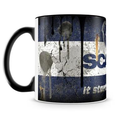 Imagem de Caneca de Cerâmica Lata de Óleo Scania - 325ml - Amo Canecas