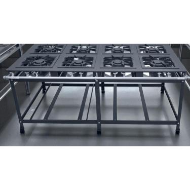 Imagem de Fogão Industrial 8 Bocas Duplas 40x40 P8 Leona