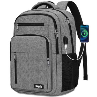 Imagem de Mochila Skaypibs para mulheres e homens, laptop de 17,3" com porta USB