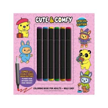 Imagem de Cute & Comfy Coloring Book For Adults - Special Edition - Livro De Colorir Adulto