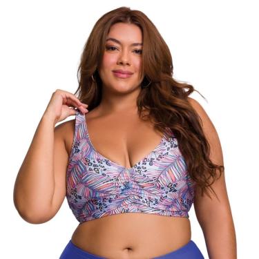 Imagem de Top Biquíni Selene Regata Plus Size Feminino