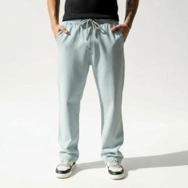 Imagem de Calça Denim Baggy Masculina Balão Larga Carpenter Dazzling - Volgue, J