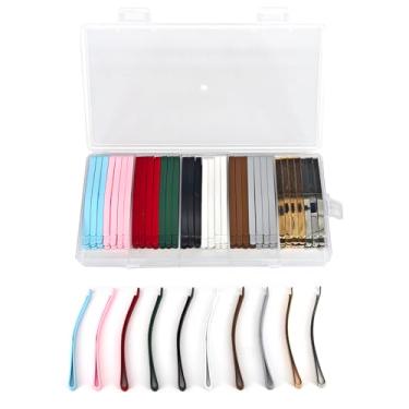 Imagem de Bobby, grampos curvos profissionais para cabelos grossos, garras de cabelo de metal, acessórios de estilo de fixação forte, ferramentas de penteado, 100 peças de caixas (multicoloridas)