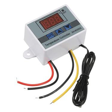 Imagem de Generic Controlador digital de temperatura AC110-220V LED -50 a 110°C XH-W3002 Saída de relé com sonda de temperatura NTC 10K