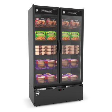 Imagem de Auto Serviço Vanguard Congelados Refrimate 2 Porta Preto 220V ASVCG2PB